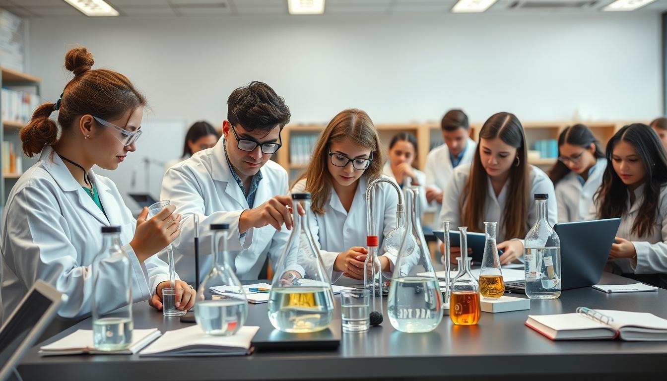 Modern university campus for students