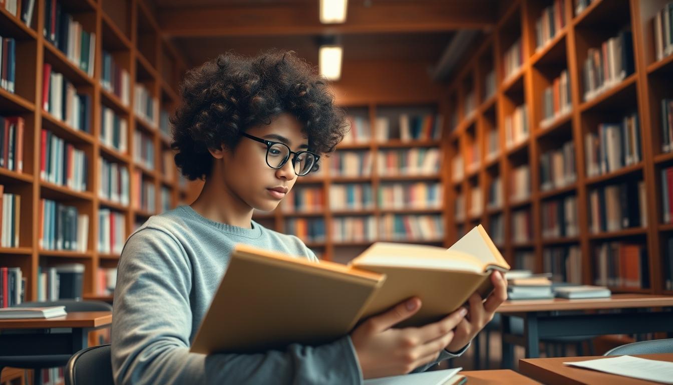 Student developing practical and academic skills